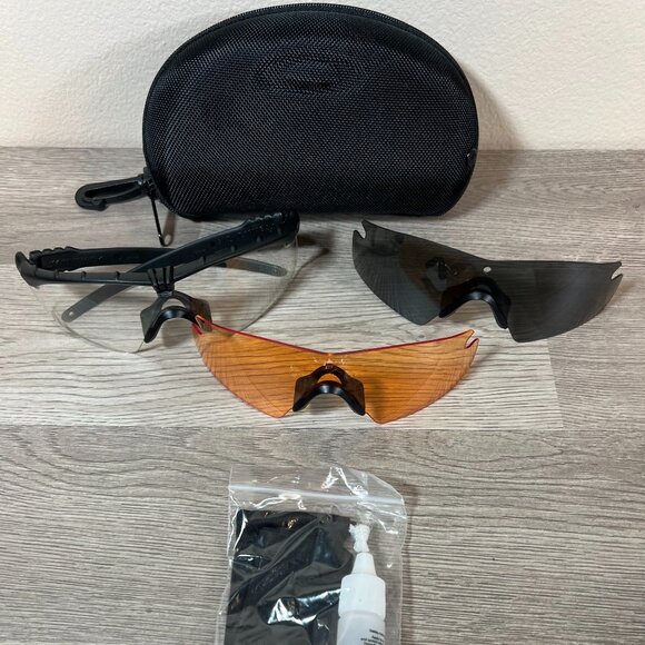 Oakley SI Ballistic M-Frame 3.0 Glasses Multi Lens Kit Black Orange Clear - Picture 1 of 9
